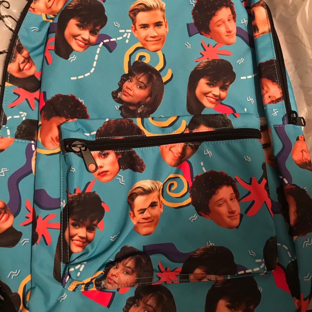 Saved By The Bell Characters All Over Backpack. - image 1